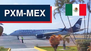 Reporte de Viaje  Aeromexico Connect  Embraer 190  Puerto Escondido  Ciudad de México [upl. by Anitak]