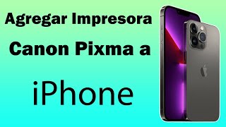 Como conectar mi impresora Canon a mi iPhone [upl. by Aitsirk]