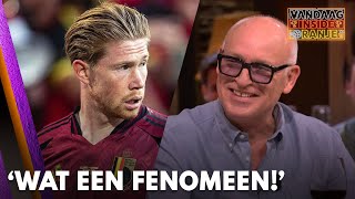 René heeft enorme bewondering voor Kevin de Bruyne Wat een fenomeen  VANDAAG INSIDE ORANJE [upl. by Yduj]