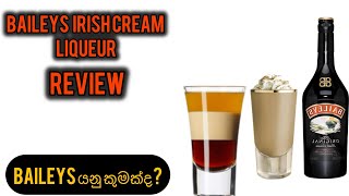 Baileys Irish Cream Liqueur Review sinhalen  සිංහල  Baileys යනු කුමක්ද what is the baileys [upl. by Aititel]