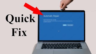 Fix your pc did not start correctly windows 10  11  Fix automatic repair loop Quick fix [upl. by Ycinuq]