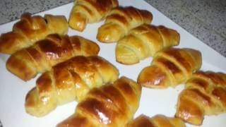 تحضير كرواصون ناجح 👌👌100 croissants Pasteles de chocolate [upl. by Salangi576]