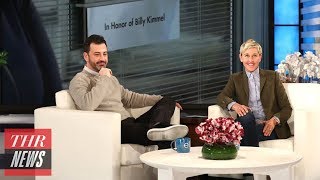 Ellen DeGeneres Surprised Jimmy Kimmel With a Hospital Room Dedicated to His Son  THR News [upl. by Adyela]