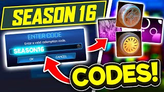 NEW SEASON 16 2024 Redeem Codes In Rocket League [upl. by Marlow]