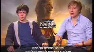 Skandar Keynes amp William Moseley interview  Prince Caspian [upl. by Akinna]