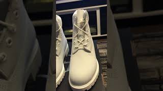 Timberland Ghost White 6 inch Boots Limited Edition [upl. by Herzig]