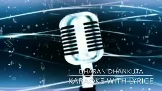 Dharan Dhankuta vedetaar karaoke with lyrice [upl. by Romine]