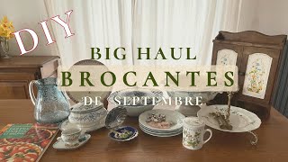 Grand haul videgreniers et brocantes de septembre  DIY amp récup  Seconde main [upl. by Courtund]