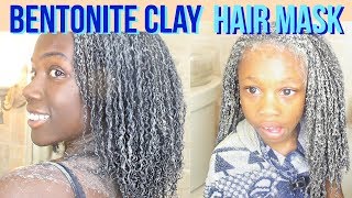 Bentonite Clay Natural Hair Mask  OhhNaaa [upl. by Euqinaj]