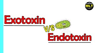 Exotoxin and endotoxin difference in hindi  exotoxin vs endotoxin [upl. by Arammat]