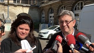 FACE À LA SOCIÉTÉ GÉNÉRALE LA LUTTE CONTINUE  Mélenchon [upl. by Nnylidnarb]