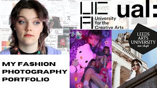 my accepted photography portfolio UAL UCA Leeds Salford my tips and advice [upl. by Kaye]