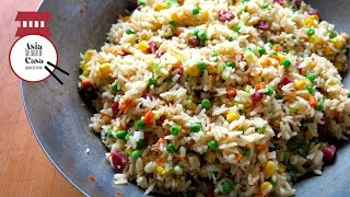 Verdadero Arroz Chino Frito Tres Delicias  Cantonese Fried Rice [upl. by Nazler]