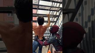 Jack Human Strongman deadpool deadpool3 wolverine fitness [upl. by Submuloc]