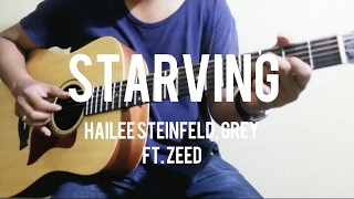 Starving  Hailee Steinfeld Grey ft Zedd Guitar [upl. by Yelbmik758]