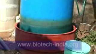 BIOTECH INDIA TOILET LINKED Biogas plant [upl. by Ihcego]