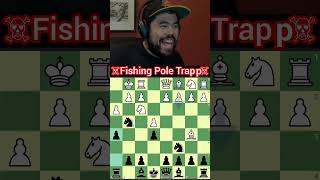 Fishing Pole Trap chesstraps chesstrapsforbeginners chesstricks chess shorts chessstrategy [upl. by Anne-Corinne]