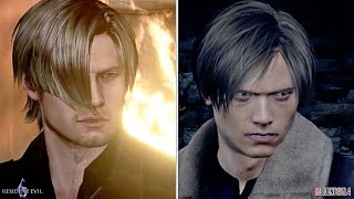 Resident Evil 4 Remake Vs Resident Evil 6  Comparison [upl. by Nylarac]