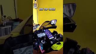 YAMAHA R15 V3 TOP SPEED CHECKING 🤌💫👀 WITH ROAL TRACK R15TOPSPEED yamahar15 [upl. by Faustine]