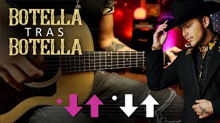 Botella Tras Botella  Christian Nodal Gera MX TUTORIAL Guitarra ACORDES  COMPLETO Christianvib [upl. by Florette305]