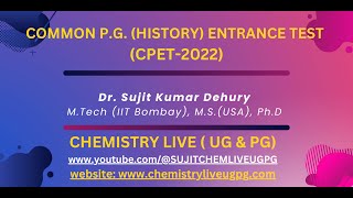 COMMON PG HISTORY ENTRANCE TEST CPET2022 [upl. by Bluefield132]