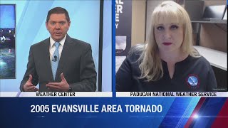 2005 Evansville Area Tornado Interview [upl. by Tinor323]