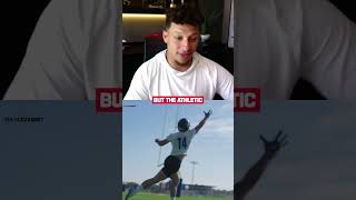 Patrick Mahomes Praises Louis ReesZammits Impact Since Transition To NFL From Rugby nfl shorts [upl. by Liryc]