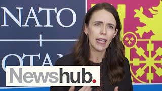 PM Ardern makes nuclear plea to NATO issues warning over Chinas moves in the Pacific  Newshub [upl. by Honna]