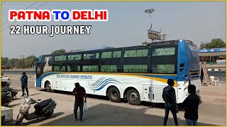 Patna To Delhi By Volvo Bus  BSRTC Volvo B11R Bus  Bihar To Delhi Bus [upl. by Eloken78]