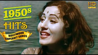 1950s Super Hit Suhaane Bollywood Songs  Top Vintage Video Songs [upl. by Celeste]