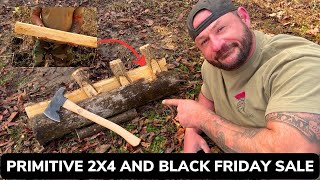 Corporals Corner MidWeek Video 27 Making Primitive Lumber From The Landscape [upl. by Aubarta]