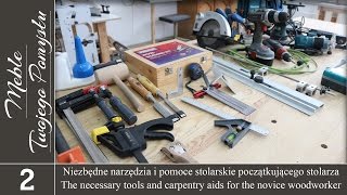 Cz 1 Niezbędne narzędzia i pomoce stolarskie początkującego stolarza [upl. by Siuraj]