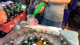 신기한 과냉각 콜라 슬러쉬  Amazing Supercooled Cola Slush  thai street food [upl. by Karli722]