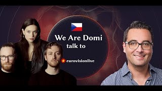 🇨🇿 Interview with We Are Domi from Czech Republic  Eurovision Song Contest 2022 in Turin  Italy [upl. by Jannelle465]