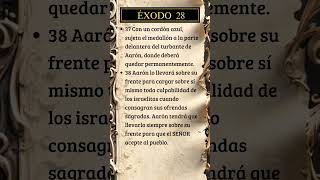 Éxodo 28 3738 dios biblia versiculodeldia [upl. by Melas]