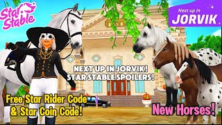 New Sso Spoilers NEW SSO NORIKER HORSE IN SSO amp 2 FREE NEW CODES In Star Stable😱 sso starstable [upl. by Asyar]