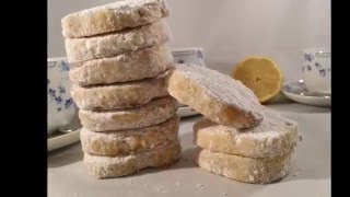 Biscotti friabili al limone  Lemon Meltaways Vegan  Biscotti inglesi senza burro né uova [upl. by Carlton]