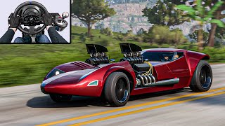 Hot Wheels Twin Mill  Forza Horizon 5 Steering Wheel  Shifter Thrustmaster T300 Gameplay [upl. by Bartley570]