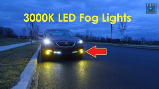 3000K LED Fog Lights Quick Clip 44 [upl. by Jorgensen]