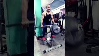 Wide grip T bar rowing fitness motivation back muscle training [upl. by Enoitna749]