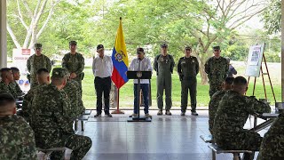 Palabras del Presidente Gustavo Petro durante su visita al Cantón Militar de Puerto Jordán Arauca [upl. by Coppola]