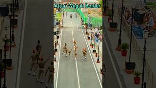 The Wagah Border Parade 😱 A Display of Military Precision wagahborder attari wagah bsfindia [upl. by Moria]