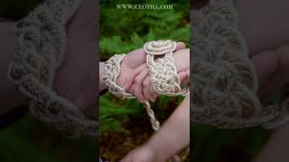 Nine Knot Cotton Handfasting Cord Design  Ceotha [upl. by Anatnom612]