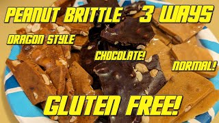 Peanut Brittle Candy 3 Ways Recipe [upl. by Lleira]