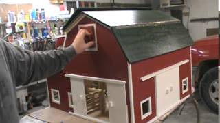 HIP ROOF TOY BARN By Kauffmans Wood Kreations [upl. by Cai]