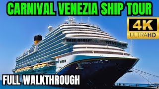 Carnival Venezia Ultimate Ship Tour  Deck by Deck Walkthrough [upl. by Adalie242]