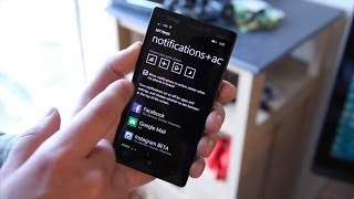 Notification and Actions on Windows Phone 81 [upl. by Liagiba]