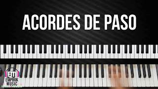 ACORDES DE PASO EN PIANO [upl. by Mort]