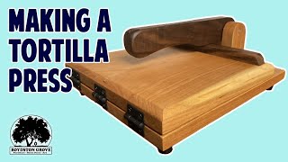 How To Make A Tortilla Press  Woodworking Project [upl. by Eittod]