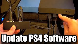 How to UPDATE PS4 SYSTEM SOFTWARE using a USB Flash Drive Best Method [upl. by Joscelin]